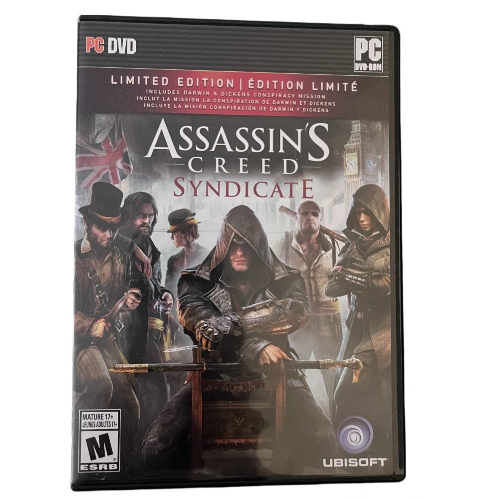 Assassin's Creed Syndicate Limited Edition for PC DVD ROM Open Box Item